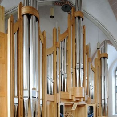 Paschen-Orgel Detmold Prospekt von seitlich